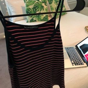 Red, white, & blue striped brandy Melville tank